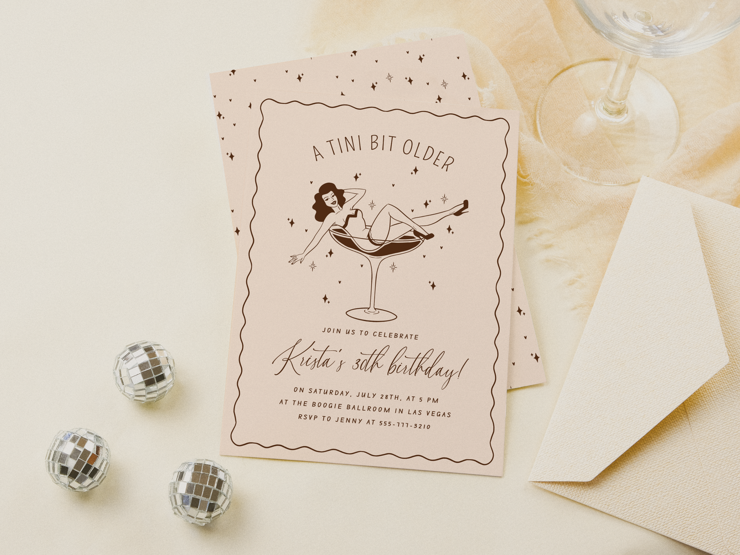 A Tini Bit Older Birthday Party Invitation Bundle