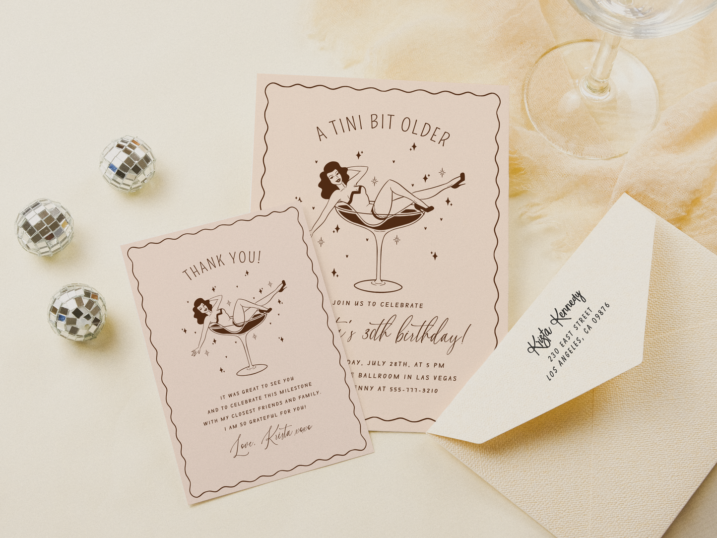 A Tini Bit Older Birthday Party Invitation Bundle