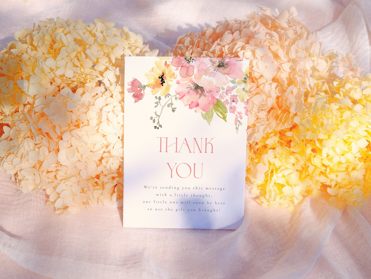 Baby in Bloom Floral Girl Baby Shower Invitation Bundle