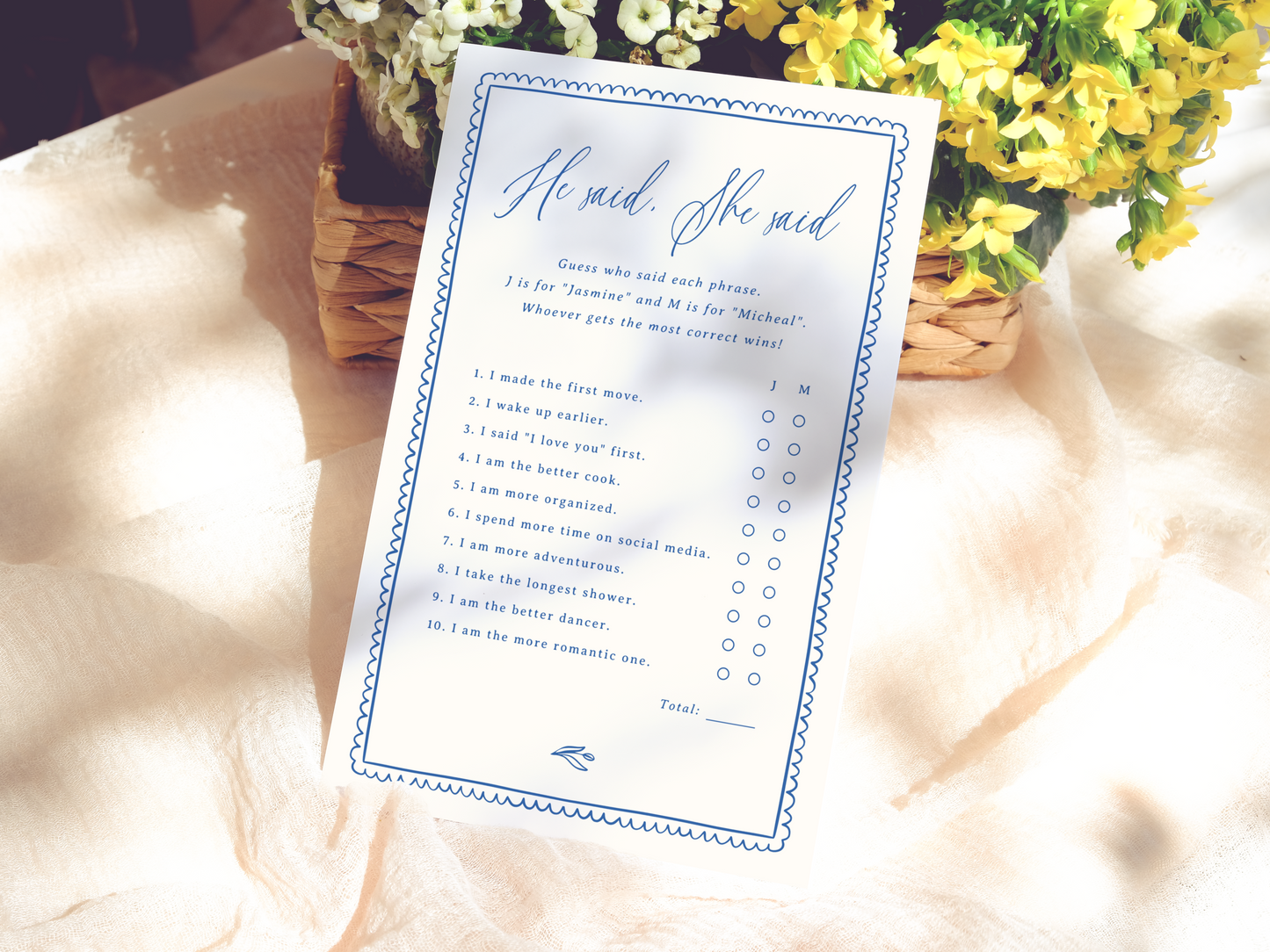 Whimsical Flower Market Bridal Shower Invitation Bundle