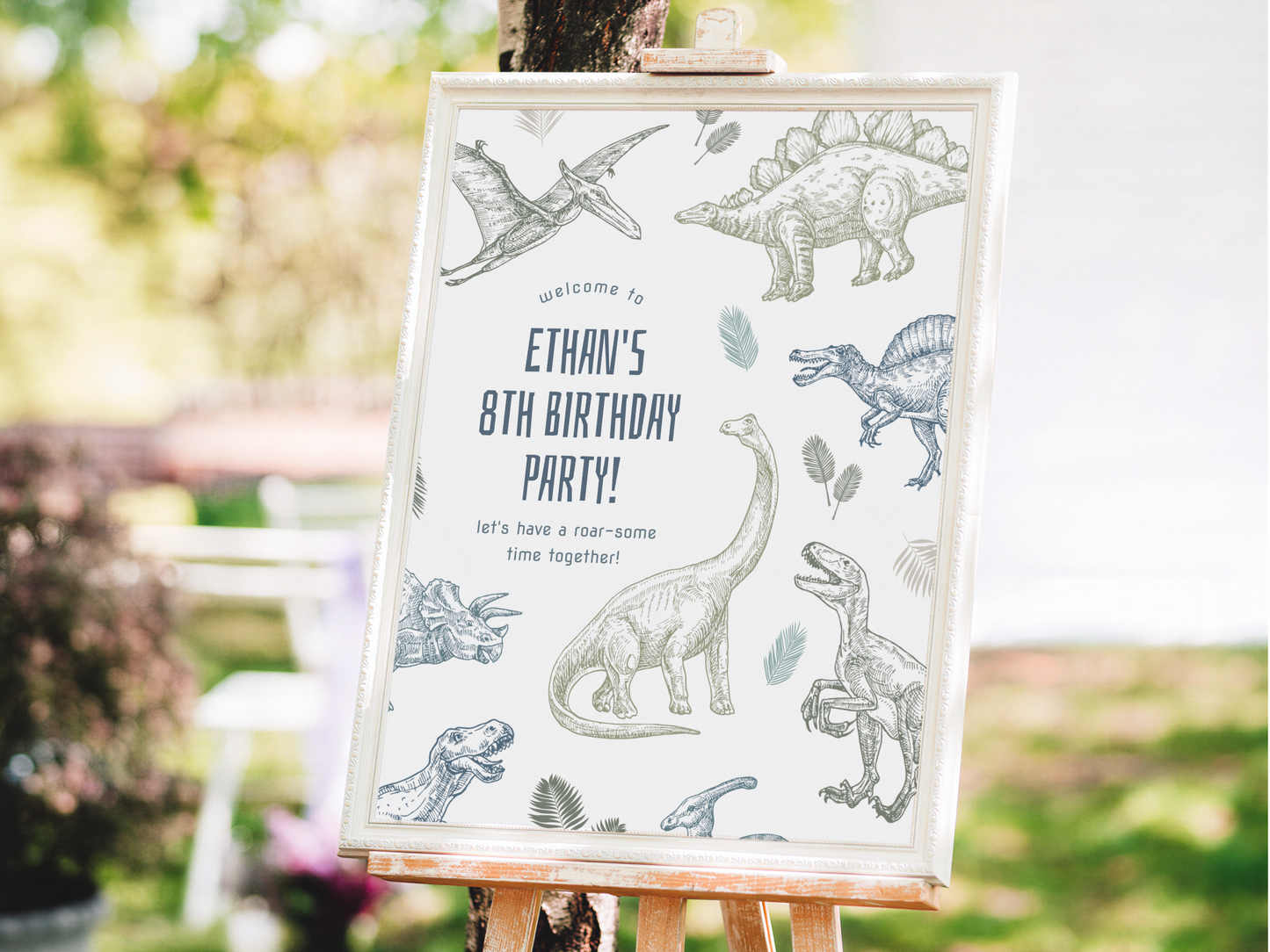 Dinosaur Boy Birthday Party Invitation Bundle