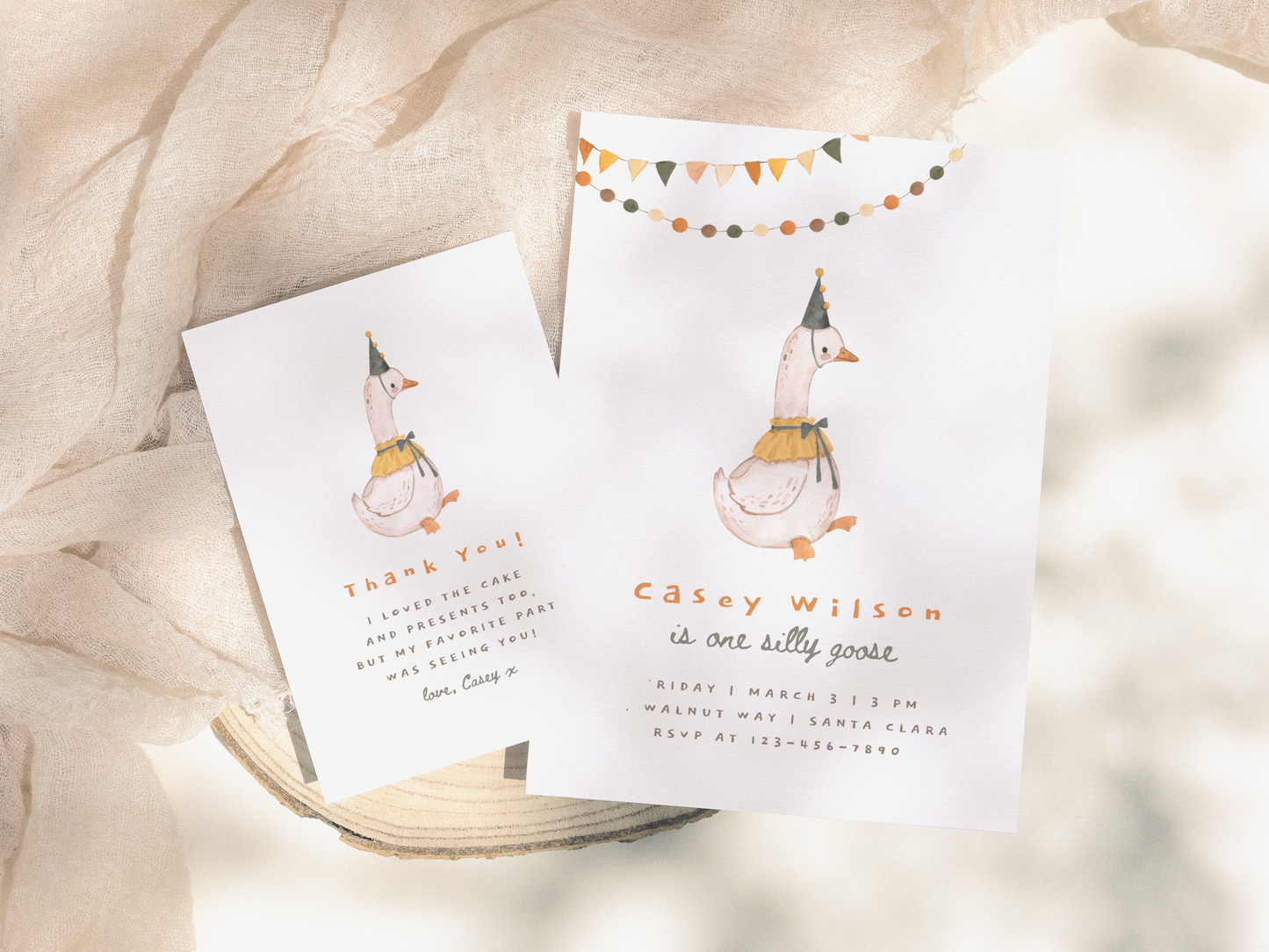 One Silly Goose Gender-Neutral Birthday Party Bundle