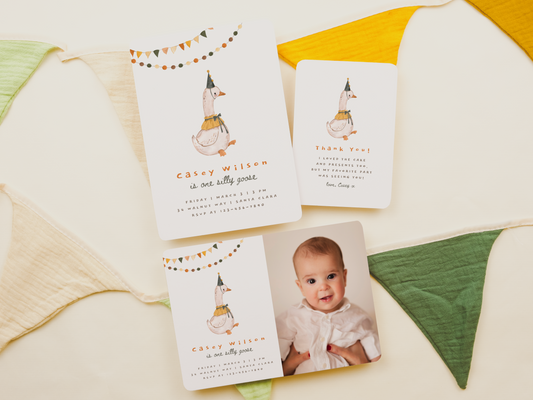 One Silly Goose Gender-Neutral Birthday Party Bundle