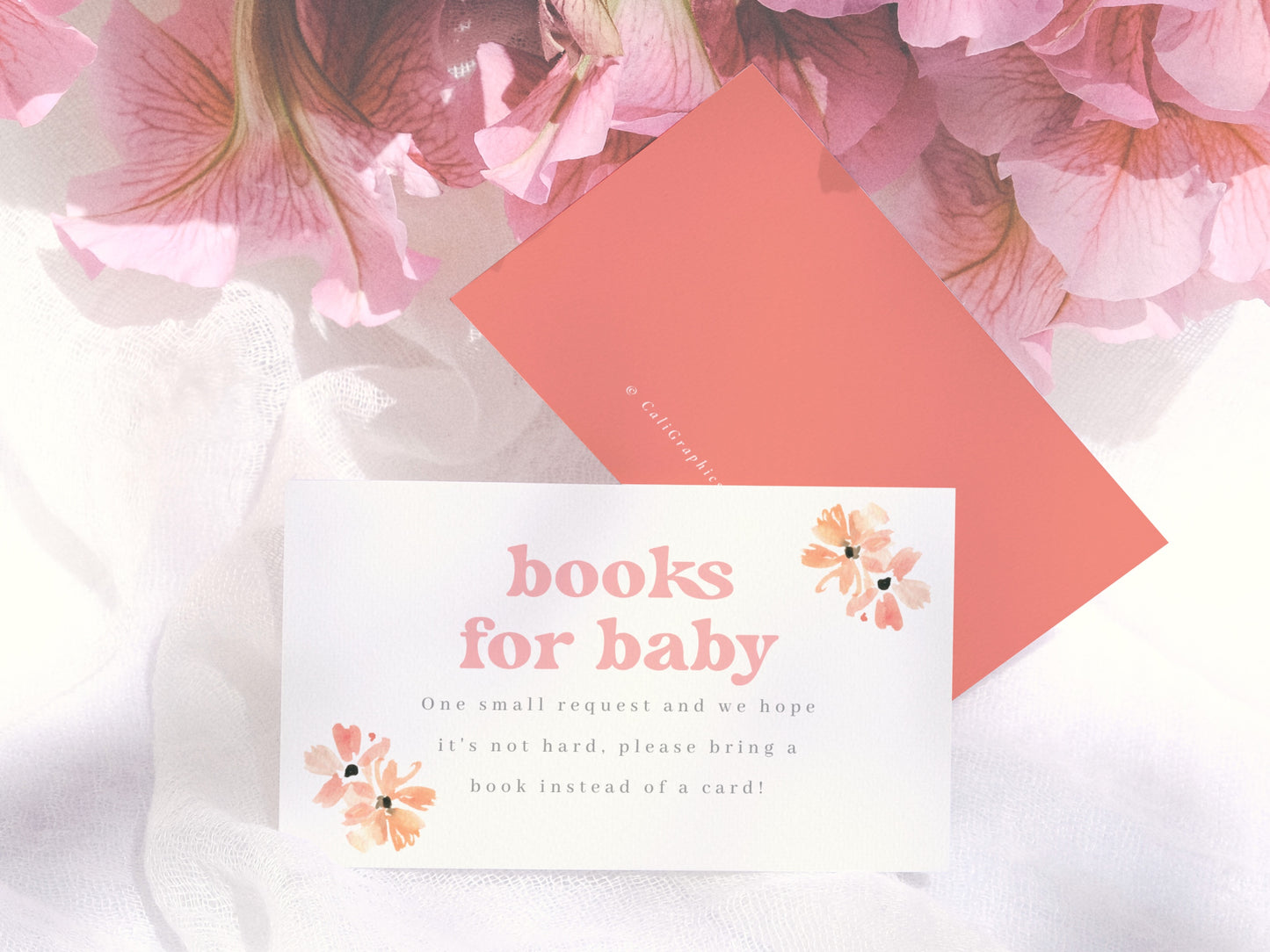 Retro Watercolor Floral Girl Baby Shower Invitation Bundle