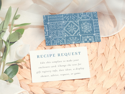 Ciao Bella Italian Tiles Bridal Shower Invitation Bundle