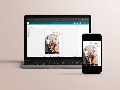 Merrier Together Arch Photo Christmas Holiday Card