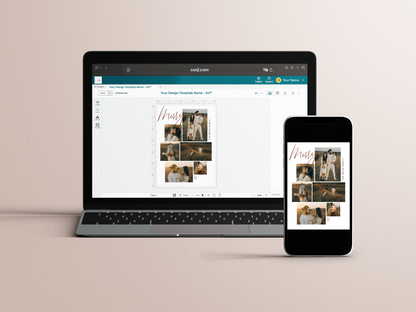 Merry Gallery Wall Photo Collage Christmas Holiday Card