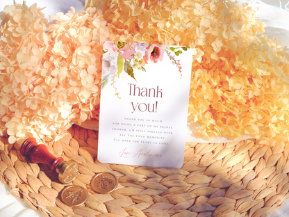 Petals & Prosecco Floral Arch Bridal Shower Invitation Bundle