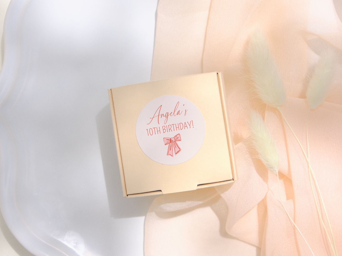 Whimsical Pink Bows Girl Birthday Party Invitation Bundle