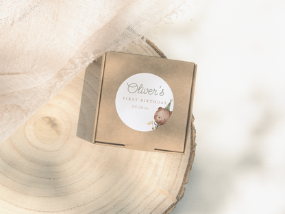 Teddy Bear 1st Birthday Party Invitation Bundle