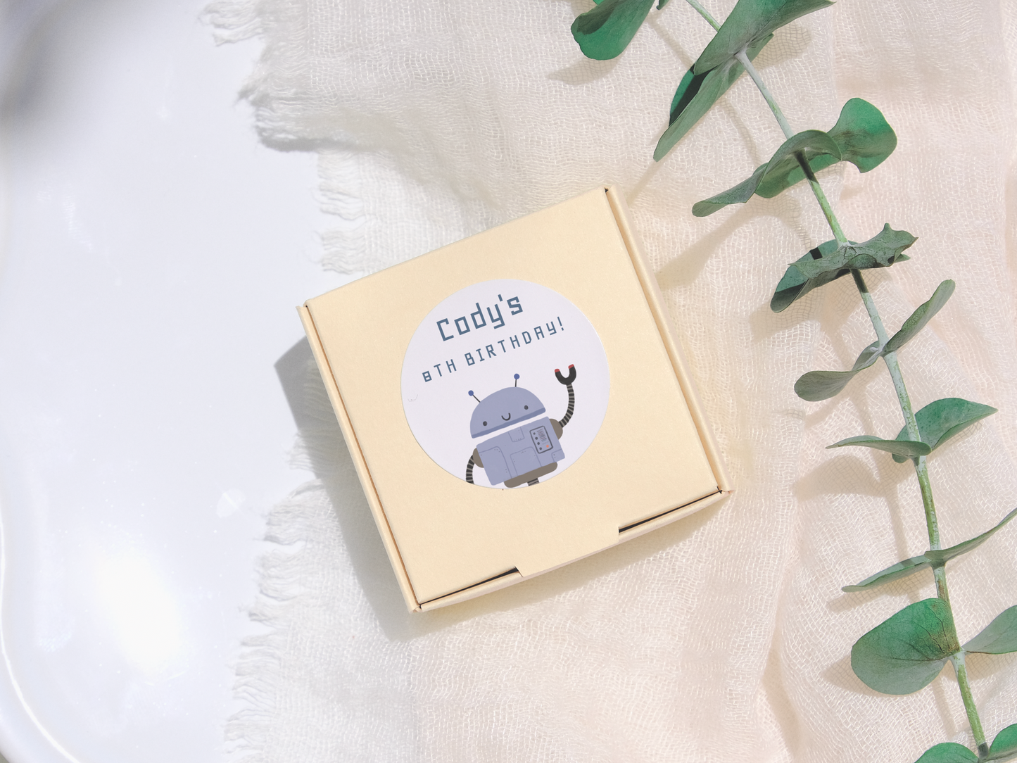 Robot Birthday Party Invitation Bundle