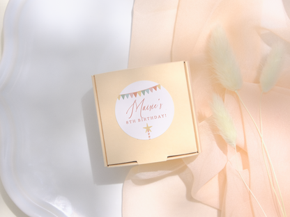 Rainbow Layer Cake Girl Birthday Party Invitation Bundle