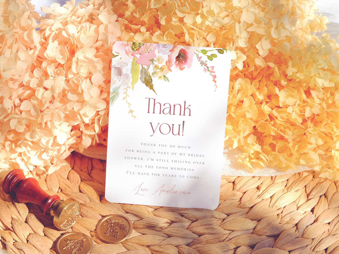 Petals & Prosecco Floral Arch Bridal Shower Invitation Bundle