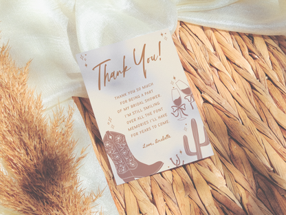 Boots and Bubbly Bridal Shower Invitation Bundle