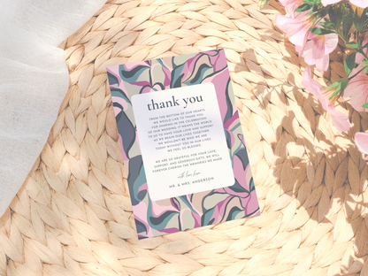 Maximalist Bold Colorful Floral Wedding Invitation Suite
