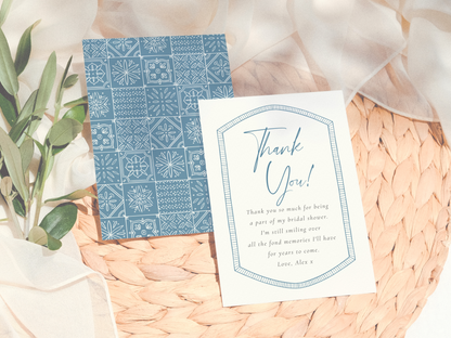 Ciao Bella Italian Tiles Bridal Shower Invitation Bundle