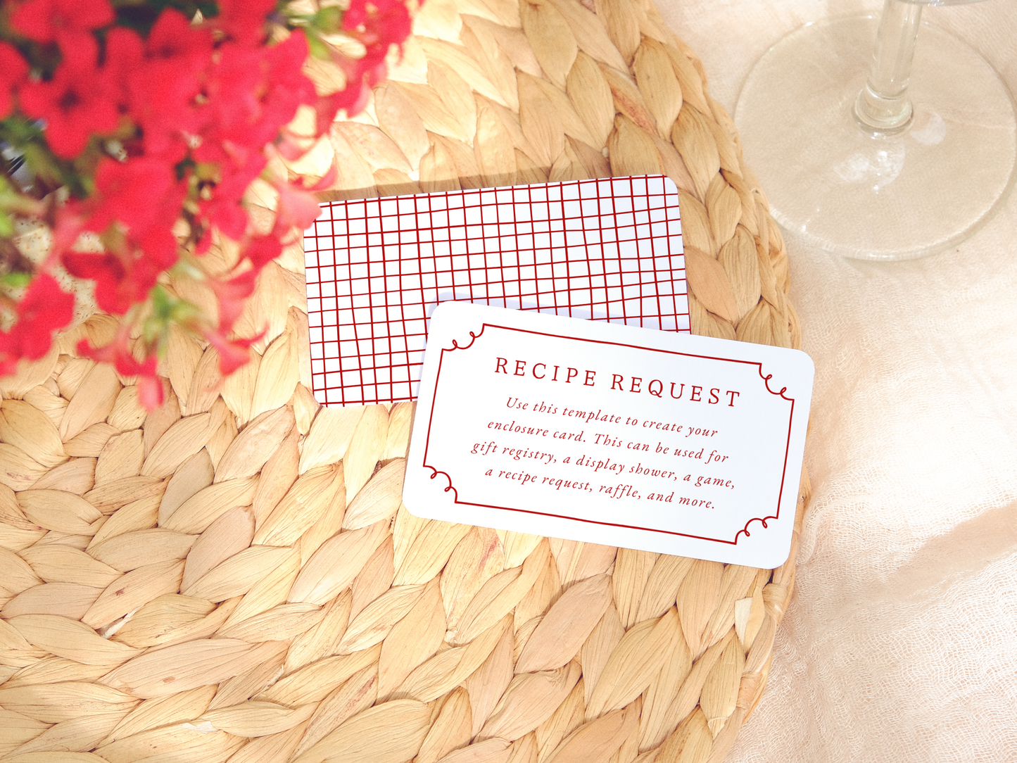 Whimsical Hand Drawn Pizza & Wine Bridal Shower Invitation Bundle