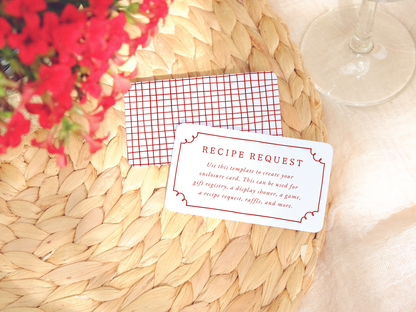 Whimsical Hand Drawn Pizza & Wine Bridal Shower Invitation Bundle