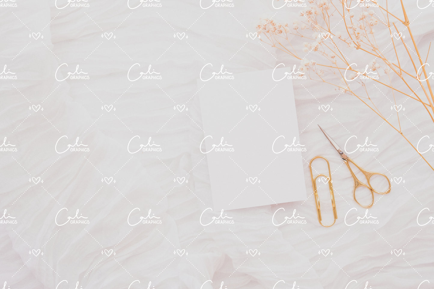 White & Breath 3.5x5 Card Mock-up