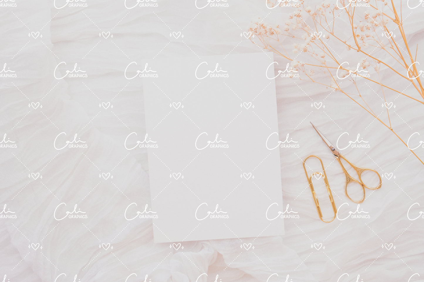 White & Breath 5x7 Card Mock-up