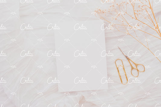 White & Breath 5x7 Card Mock-up