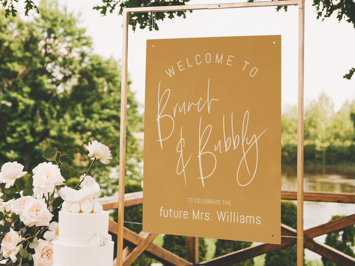 Boho Desert Colors Brunch & Bubbly Bridal Shower Invitation Bundle