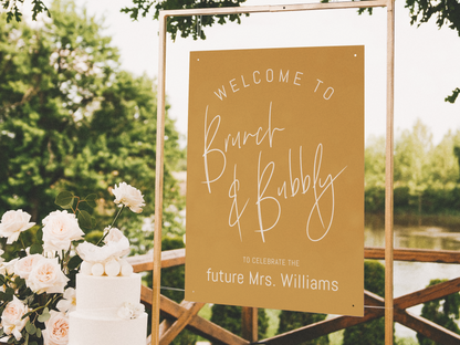 Boho Desert Colors Brunch & Bubbly Bridal Shower Invitation Bundle