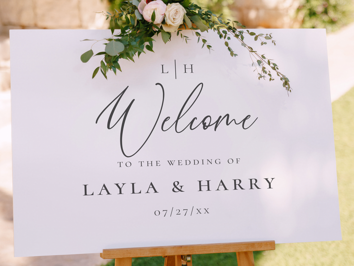 Elegant Monogram All-In-One QR Code Wedding Invitation Suite