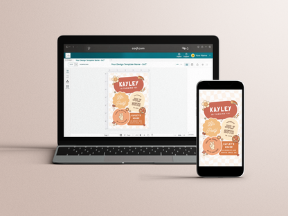 Groovy Daisy Retro Girl Birthday Party Invitation Bundle